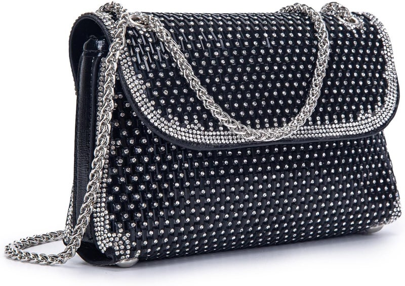 BBTT.ful Shoulder Bags Crossbody Bag Purses Handbags Crystals Rhinestone Evening Bag for Women Clutch Purse with Chain - Image 1
